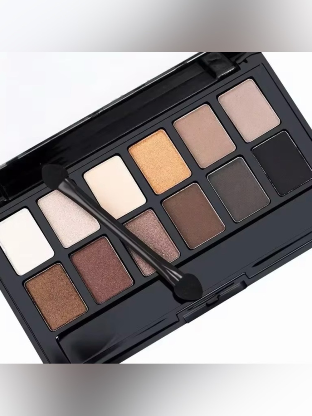 Target Neutral Eyeshadow Palette - Brown, Gold, Cream & Black Shades